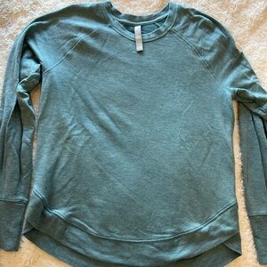 Athleta teal Long Sleeve Sweatshirt